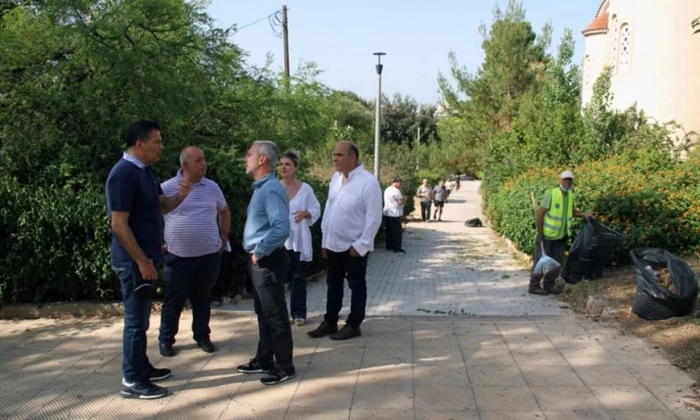 Στεργίου: Στις γειτονιές για την επίβλεψη της επιχείρησης καθαρισμού